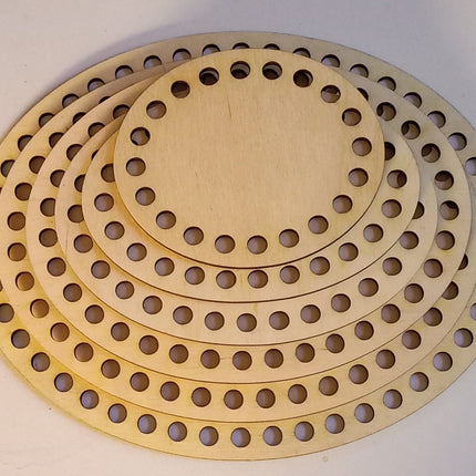 Holzboden, Häkelböden, Rund und Oval
