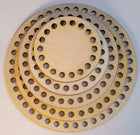 Holzboden, Häkelböden, Rund und Oval