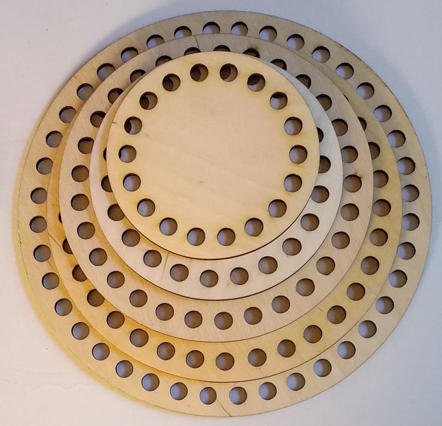Holzboden, Häkelböden, Rund und Oval