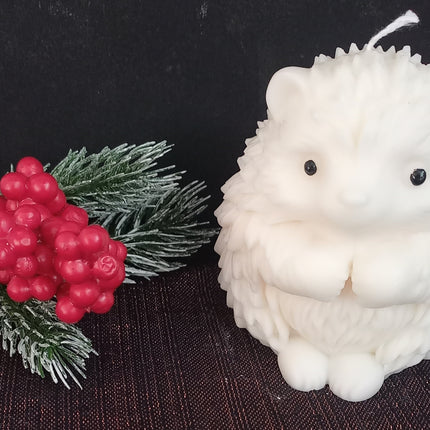 Igel Kerze, Mitbringsel aus 100 % Rapswachs