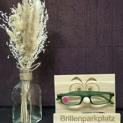 Brillenparkplatz, Brillenaufbewahrung, Brillenhalter aus Klötzchen