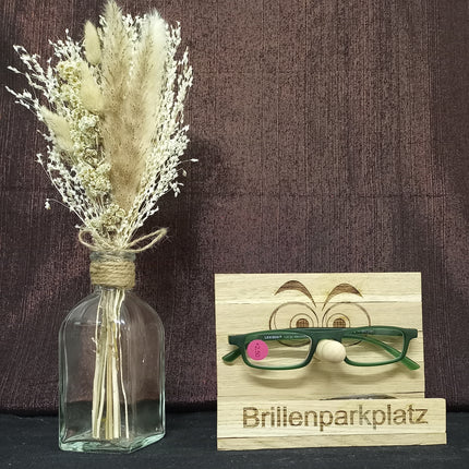Brillenparkplatz, Brillenaufbewahrung, Brillenhalter aus Klötzchen