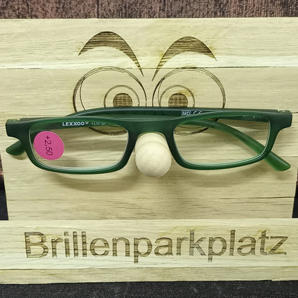 Brillenparkplatz, Brillenaufbewahrung, Brillenhalter aus Klötzchen