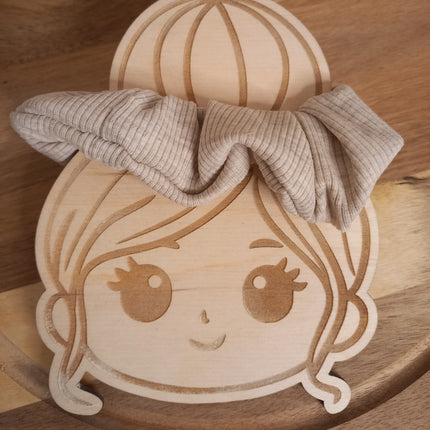 Scrunchie, Scrunchiehalter, Bürste und Spiegel im Set