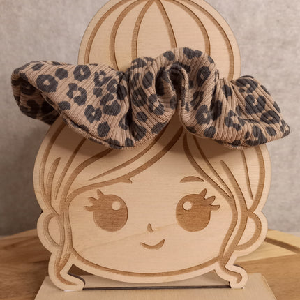 Scrunchie, Scrunchiehalter, Bürste und Spiegel im Set