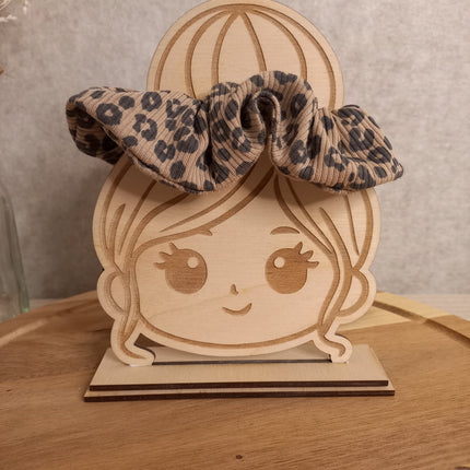 Scrunchie, Scrunchiehalter, Bürste und Spiegel im Set