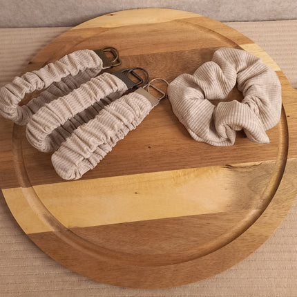 Schlüsselanhänger, Scrunchieschlüsselanhänger, im Set möglich mit passendem Scrunchie