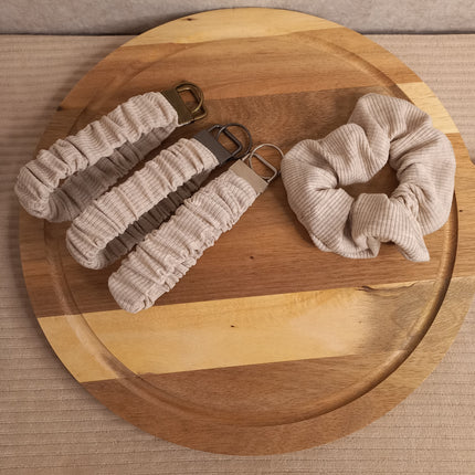 Schlüsselanhänger, Scrunchieschlüsselanhänger, im Set möglich mit passendem Scrunchie