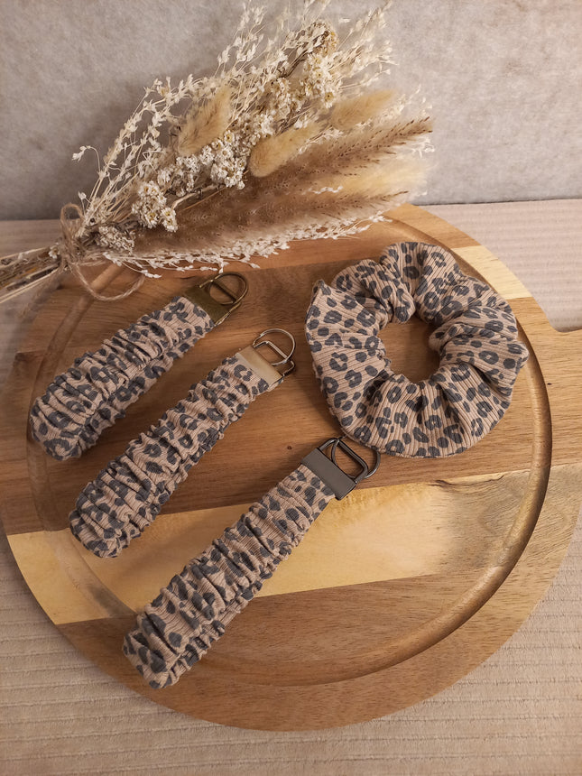 Schlüsselanhänger, Scrunchieschlüsselanhänger, im Set möglich mit passendem Scrunchie