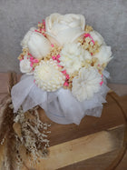 Blumenstrauß zum Valentinstag oder Geburtstag, Blumen, Wachsblumen aus 100 % Rapswachs, Blumenbouquet