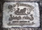Shabby Style Weihnachtsbild / Schild aus Holz