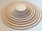 Holzscheiben, Rohlinge, 3mm Birke, verschiedene Größen, rund im 5er Pack. Ideal zum Basteln, Untersetzer