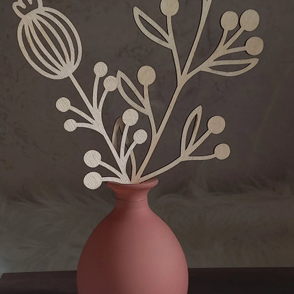Blumen aus Holz