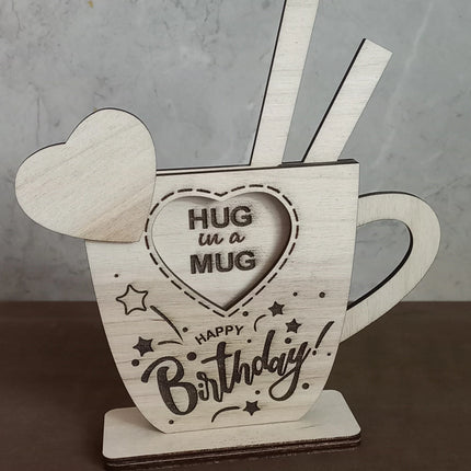 Geldgeschenk, Gutschein- Kartenhalter, Happy Birthday