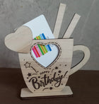 Geldgeschenk, Gutschein- Kartenhalter, Happy Birthday