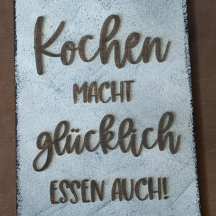 Shabby Chic Style, Schild aus Holz
