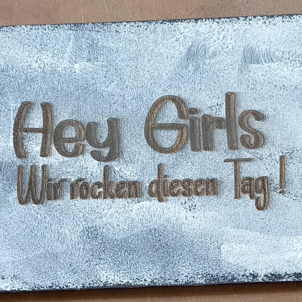 Shabby Chic Style, Schild aus Holz