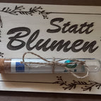 Statt Blumen