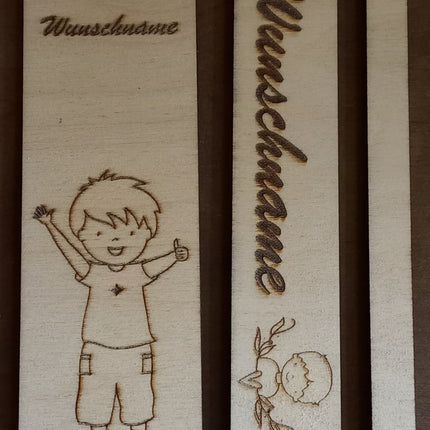 Lesehilfe und Lesezeichen PERSONALIERT, verschiedene Designs