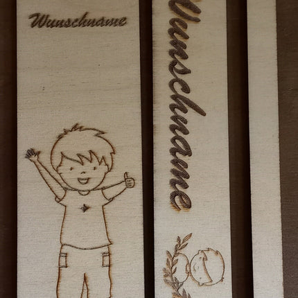Lesehilfe und Lesezeichen PERSONALIERT, verschiedene Designs