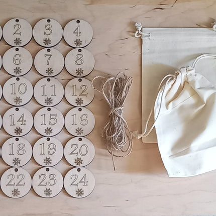 Adventskalender zum befüllen, personalisierbar