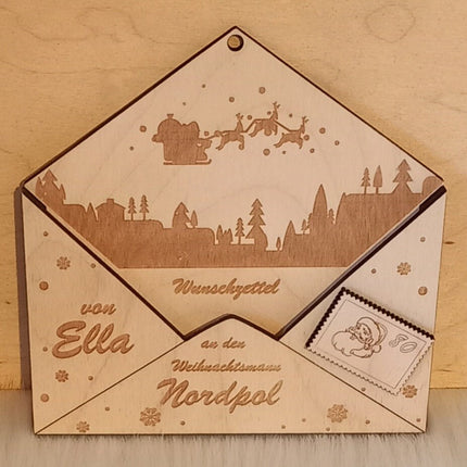 Wunschzettel an den Weihnachtsmann
