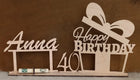 Das besondere Geldgeschenk aus Holz mit Wunschname, Geschenk, Cupcake, Sterne, Wimpel