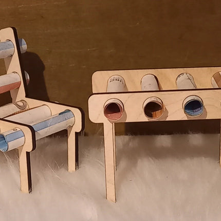 Geldgeschenk, TISCH aus Holz