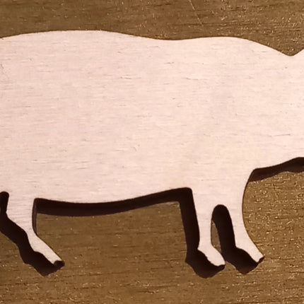 HOLZSCHWEIN, zum Basteln, dekorieren oder spielen, in verschiedenen Größen