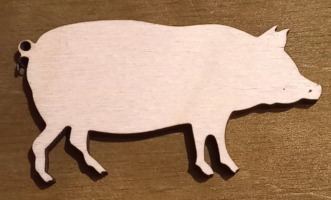 HOLZSCHWEIN, zum Basteln, dekorieren oder spielen, in verschiedenen Größen