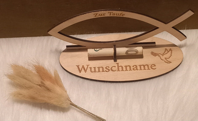 Zur Kommunion, Konfirmation, oder Taufe. Personalisierbar mit dem Wunschnamen