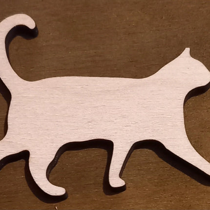 HOLZKATZE, zum Basteln, dekorieren oder spielen, in verschiedenen Größen