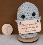 Positive Kartoffeln, personalisierbar. Mit Sprüchen die motivieren, oder Deinem eigenen Spruch. Mit Holzschildchen, Holzboden
