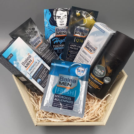 Geschenkbox, Beautybox, Wellnessbox für den Mann