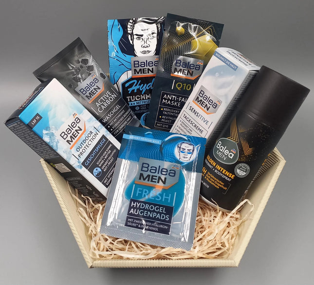 Geschenkbox, Beautybox, Wellnessbox für den Mann
