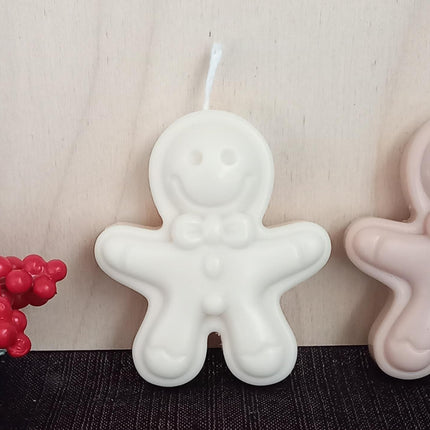 Lebkuchenmann Kerze Weihnachten, Nikolaus, Weihnachtsfeier, Mitbringsel