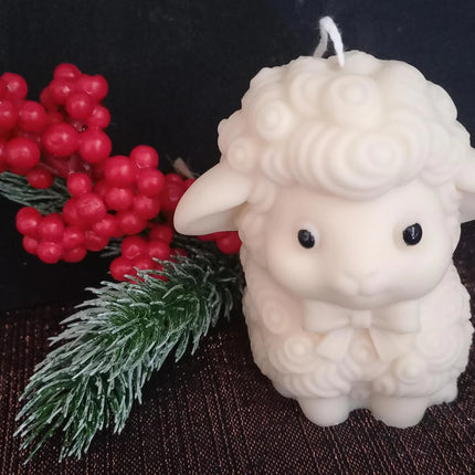 Schaf, Lämmchen Kerze Weihnachten, Nikolaus, Weihnachtsfeier, Mitbringsel
