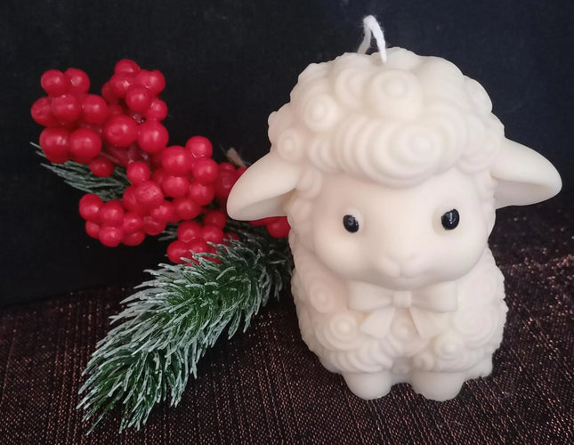 Schaf, Lämmchen Kerze Weihnachten, Nikolaus, Weihnachtsfeier, Mitbringsel