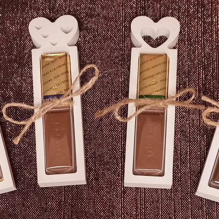 Geschenkverpackung für Schokoriegel, Geldscheine, Gutscheine, aus Keraflott gegossen