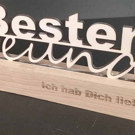 Klötzchen mit Beste Schwester, Mama, Oma, Bruder , Papa, Opa, Freund, Freundin