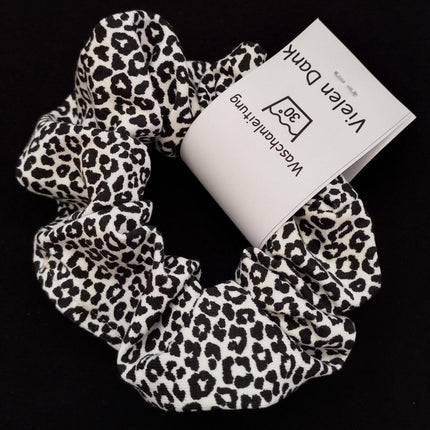 Scrunchies, verschiedene Designs Blume, Leo, Rippjersey, Musselin, Jersey, Ökotex