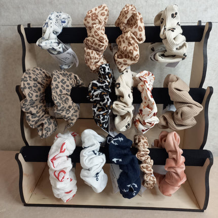 Scrunchiehalter, Organizer, Aufbewahrung für Scrunchies, Haargummies, Armbänder, Uhren