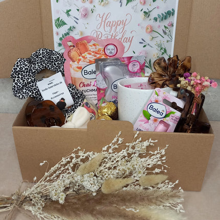 Geschenkbox, Beauty, Haar-Accessoires- Box, Wellnessbox, Geburtstagsbox für Frauen