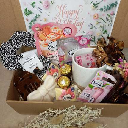 Geschenkbox, Beauty, Haar-Accessoires- Box, Wellnessbox, Geburtstagsbox für Frauen