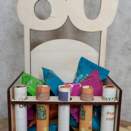 Geldschein- Geschenkbox, Geburtstag, Rente, Geburt, Hochzeit, personalisierbar