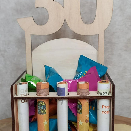 Geldschein- Geschenkbox, Geburtstag, Rente, Geburt, Hochzeit, personalisierbar