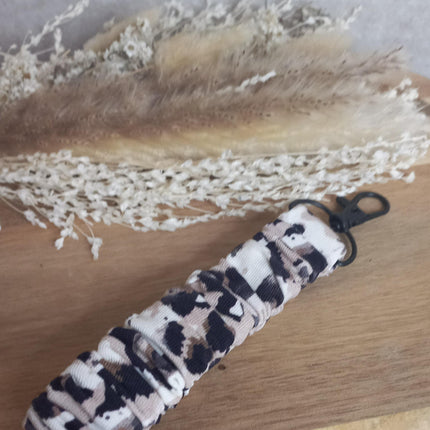 Leo SET, Scrunchie in Original und S Größe, Scrunchie- Schlüsselanhänger und Stirnband im SET