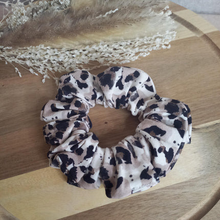 Leo SET, Scrunchie in Original und S Größe, Scrunchie- Schlüsselanhänger und Stirnband im SET