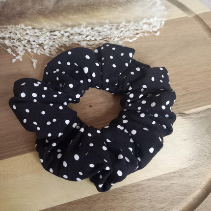 Scrunchies, Polka Dots, Leo, Lochmuster, Musselin selbstgenäht, verschiedene Modelle
