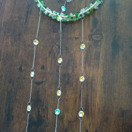 Suncatcher, Sonnenfänger, mit echten Glasperlen, 2 verschiedene Modelle
